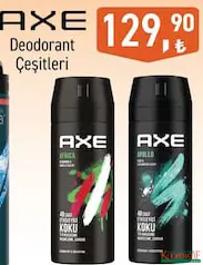 AXE DEODORANT ÇEŞİTLERİ AXE DEODORANT ÇEŞİTLERİ